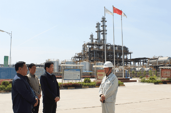 永壽縣人大來(lái)公司調(diào)研超低排放改造情況